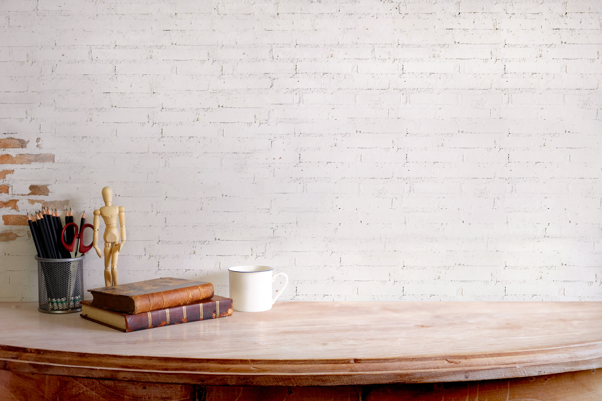 Mock up desk work space.